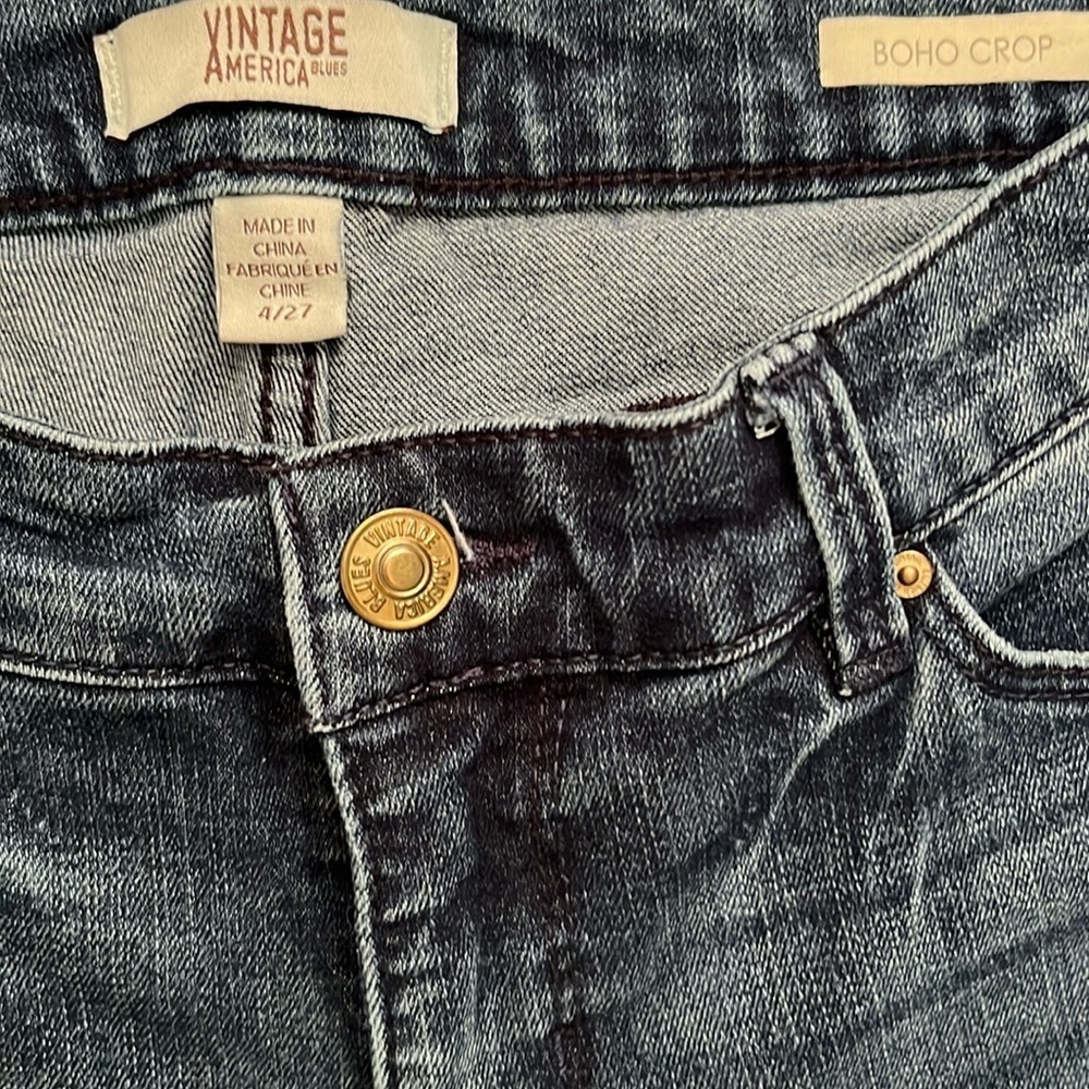 Women's Blue Jeans VINTAGE AMERICA used good condition - Picture 5 of 12